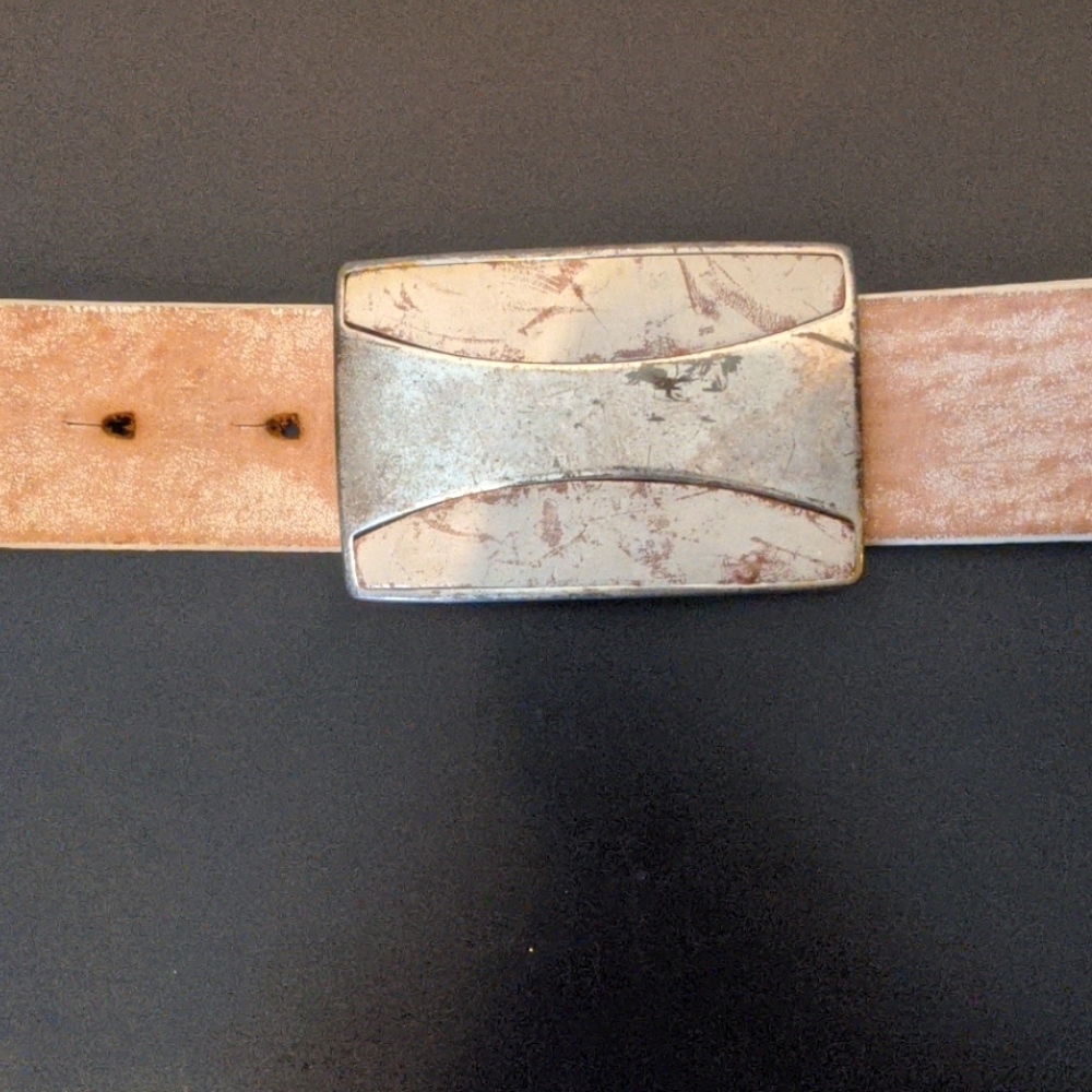 BRAVE 36 "vintage look" men's leather belt ITALY